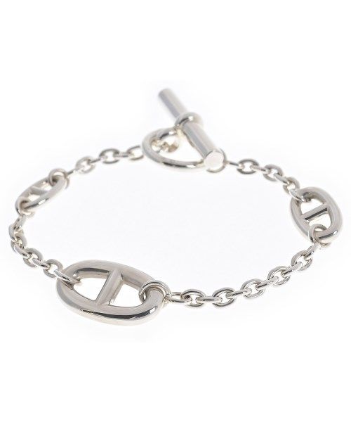 Hermes Bracelet Bangle Silver — view 2