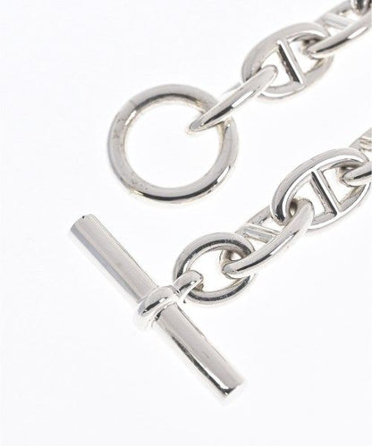 Hermes Bracelet Bangle Silver — view 3