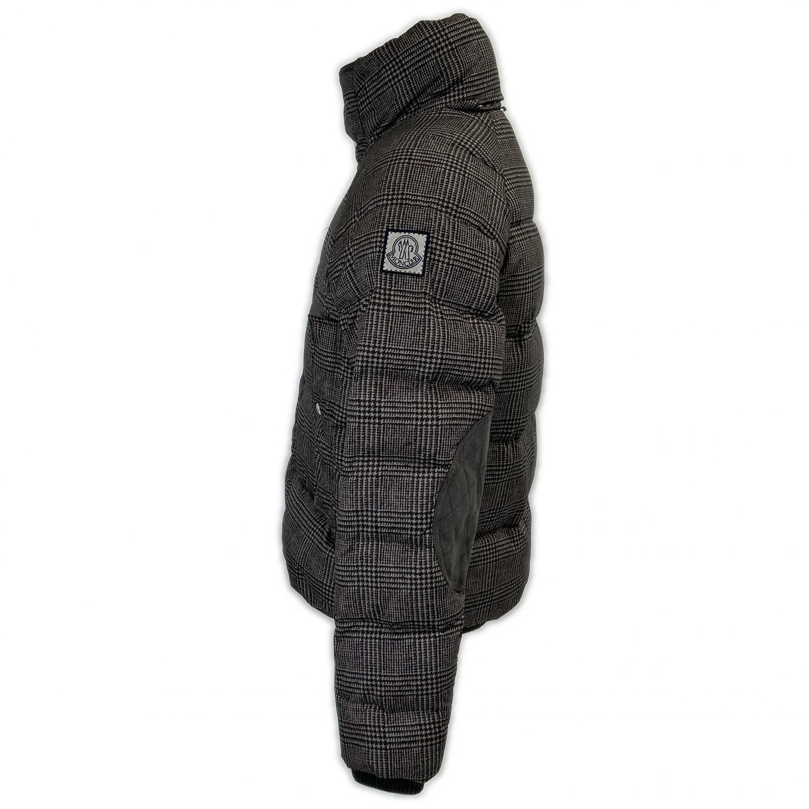 Moncler Gamme Blue Glen Check Print Down Jacket — view 2