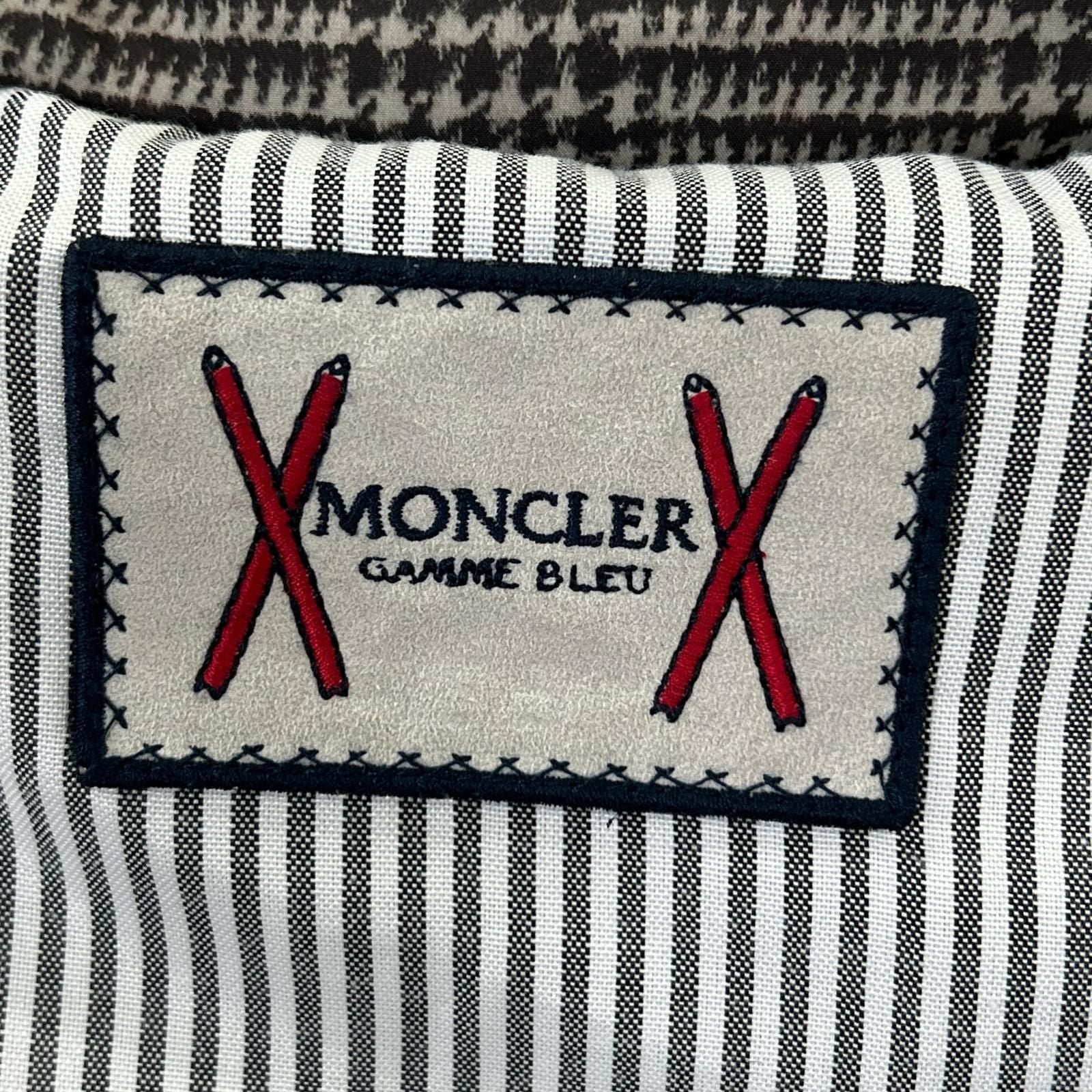 Moncler Gamme Blue Glen Check Print Down Jacket — view 5