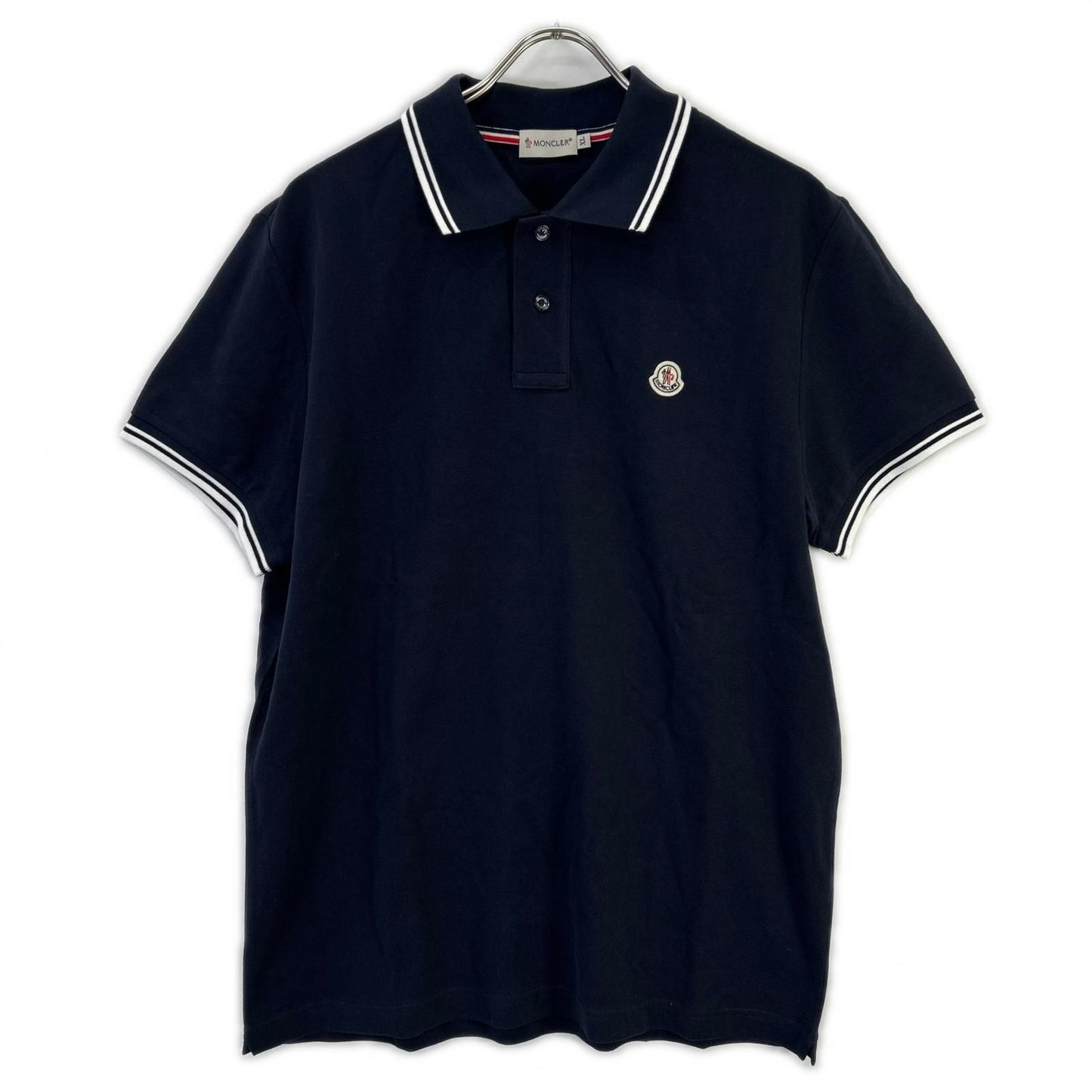 Moncler Mon Cles Navy Polo Shirt XL