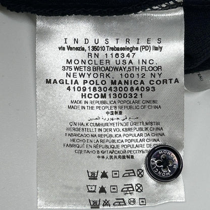 Moncler Mon Cles Navy Polo Shirt XL — view 4