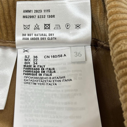 Miu Miu Brown Corduroy Skirt 36 — view 5