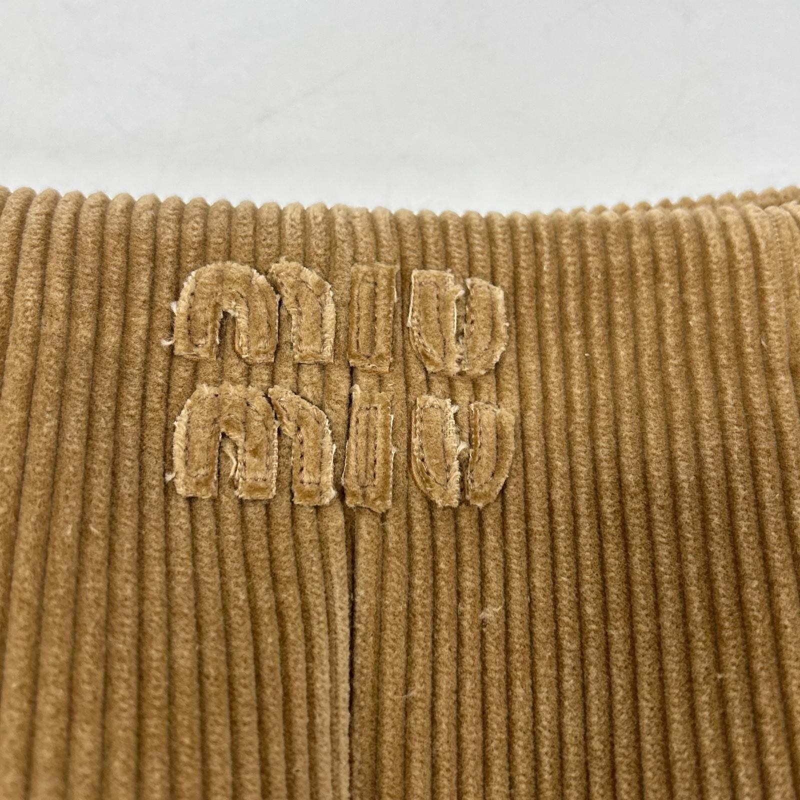Miu Miu Brown Corduroy Skirt 36 — view 3