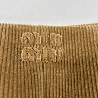 Miu Miu Brown Corduroy Skirt 36 — view 3