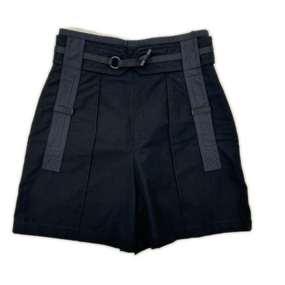 Hermes Black Cotton Culottes Pants 36