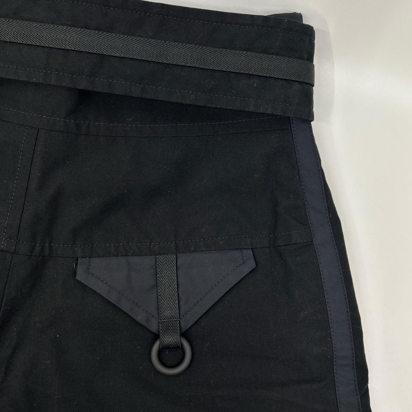Hermes Black Cotton Culottes Pants 36 — view 9