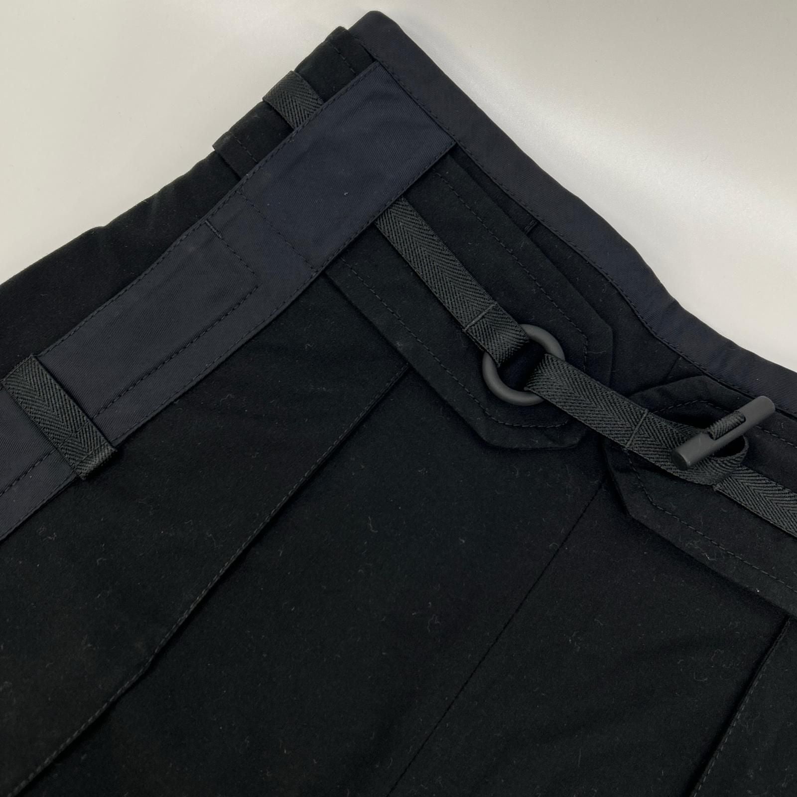 Hermes Black Cotton Culottes Pants 36 — view 7