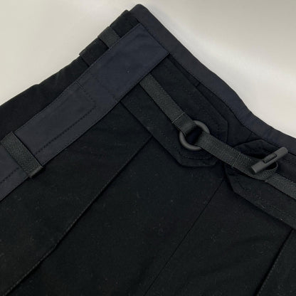 Hermes Black Cotton Culottes Pants 36 — view 7