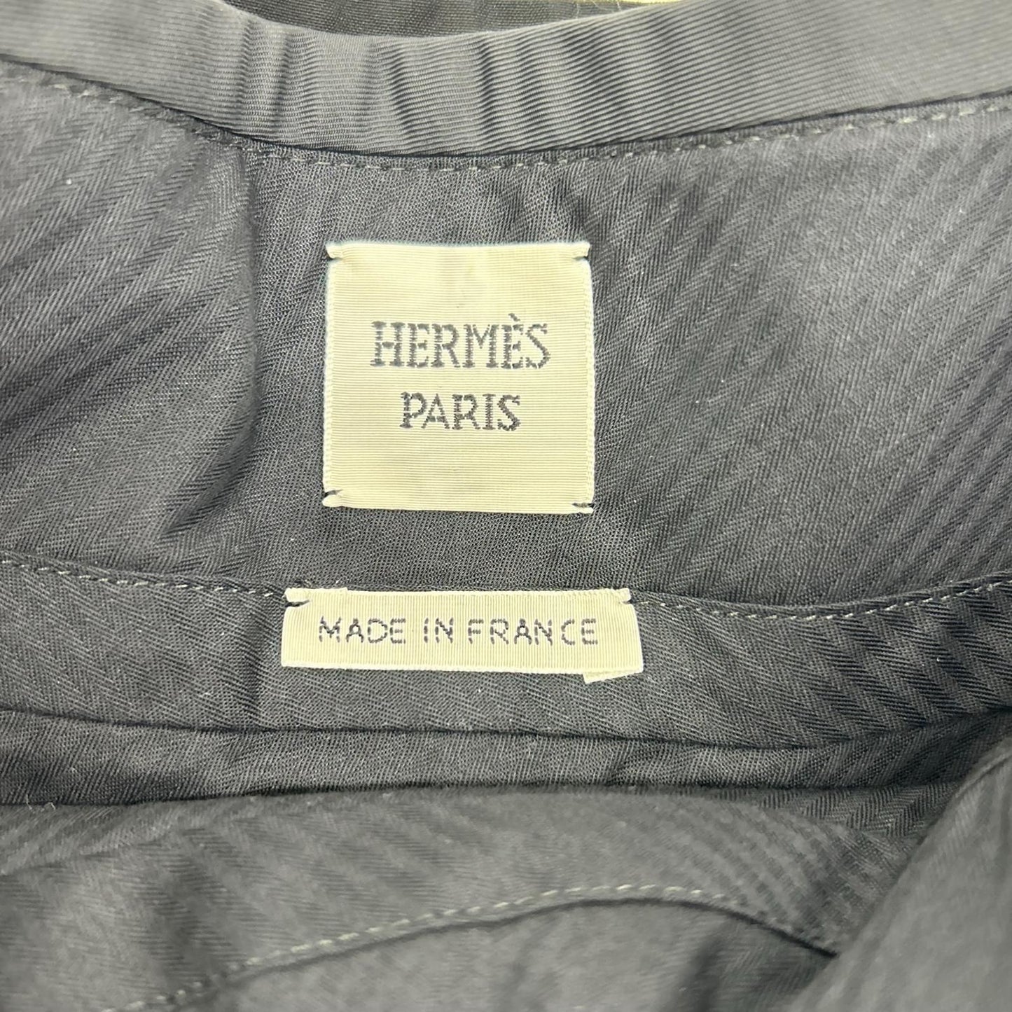 Hermes Black Cotton Culottes Pants 36 — view 3