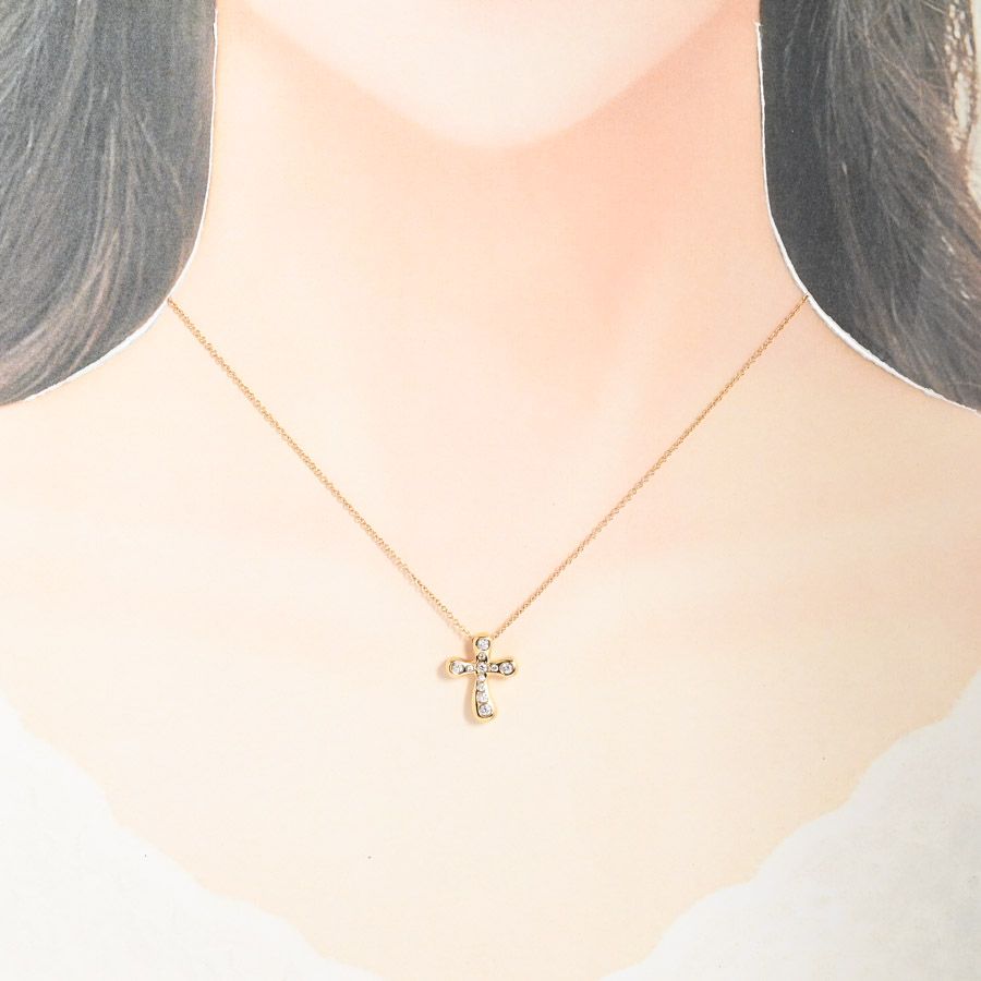 Tiffany & Co Necklace Dots Cross — view 7