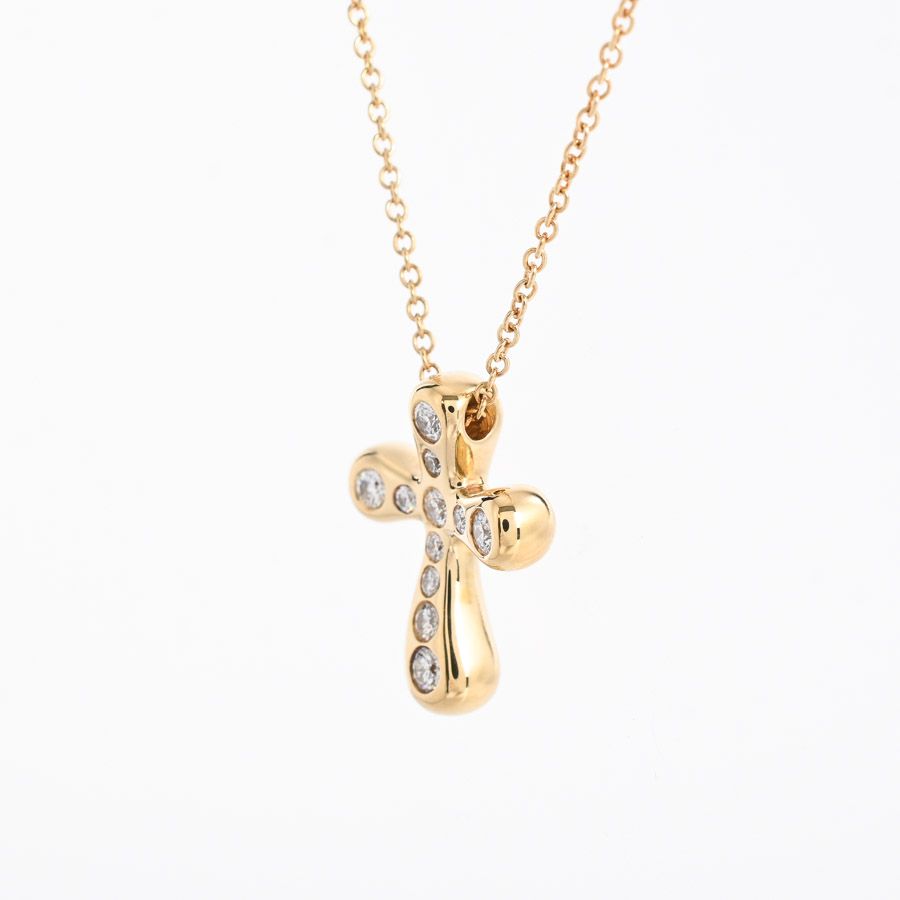Tiffany & Co Necklace Dots Cross — view 3