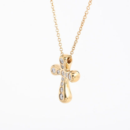 Tiffany & Co Necklace Dots Cross — view 3