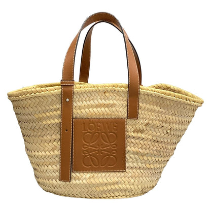 Loewe Tote Basket Beige Brown Leather