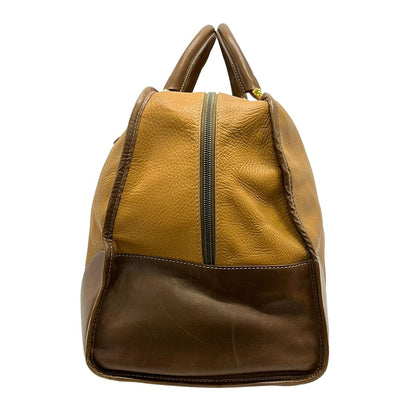 Loewe Boston Bag Amazona Brown Dark No Lock Leather — view 2