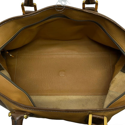 Loewe Boston Bag Amazona Brown Dark No Lock Leather — view 7