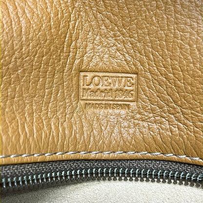 Loewe Boston Bag Amazona Brown Dark No Lock Leather — view 8