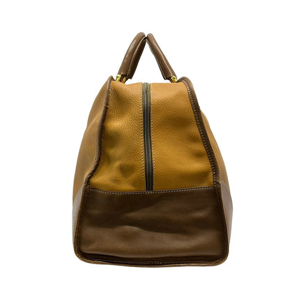 Loewe Boston Bag Amazona Brown Dark No Lock Leather — view 4