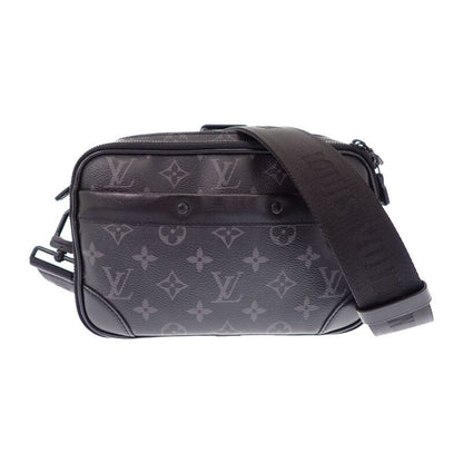 Louis Vuitton Alpha Messenger Shoulder Bag Monogram Eclipse Black Travel