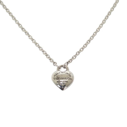 Tiffany & Co Full Heart Pendant 925 Sterling Silver Gift