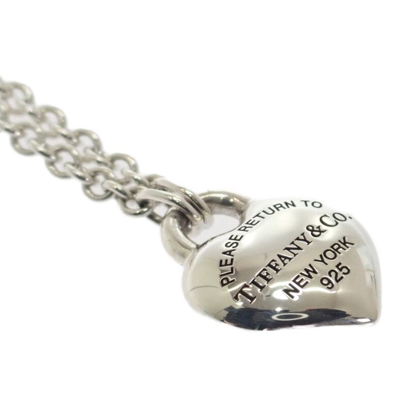 Tiffany & Co Full Heart Pendant 925 Sterling Silver Gift — view 2
