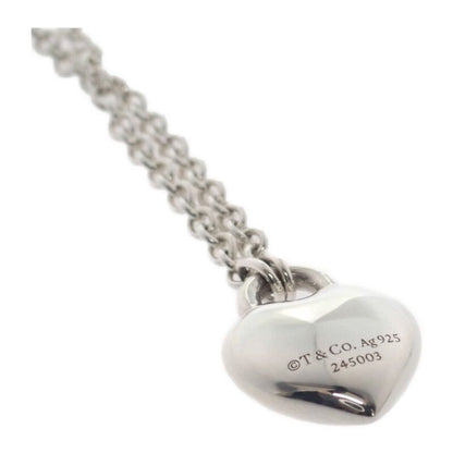 Tiffany & Co Full Heart Pendant 925 Sterling Silver Gift — view 3