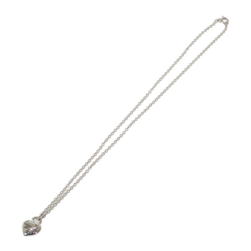 Tiffany & Co Full Heart Pendant 925 Sterling Silver Gift — view 4