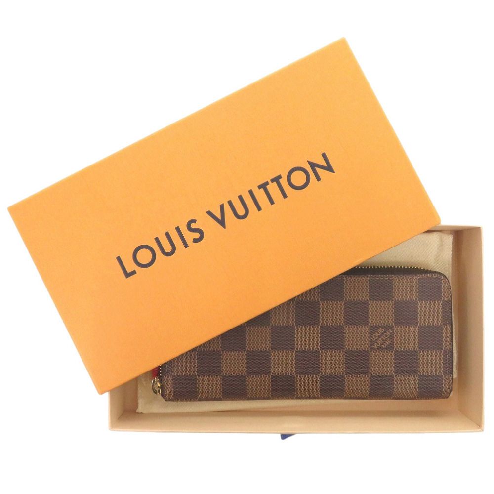 Louis Vuitton Portefeuille Clemence Damier Cerise Wallet — view 2