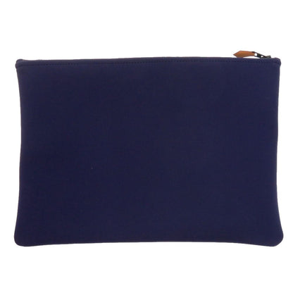 Hermes Neobain GM Nylon Polyurethane Blue Marine Pouch Navy — view 2