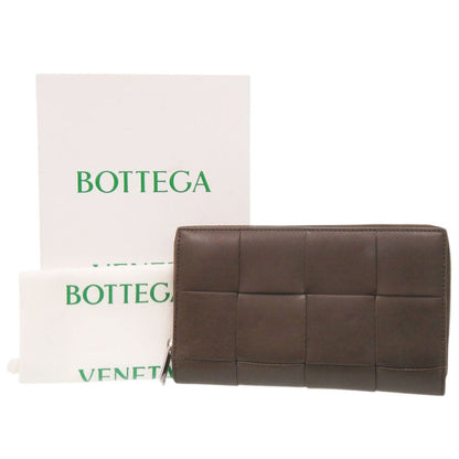 Bottega Veneta Maxi Intrecciato Leather Brown Wallet — view 2