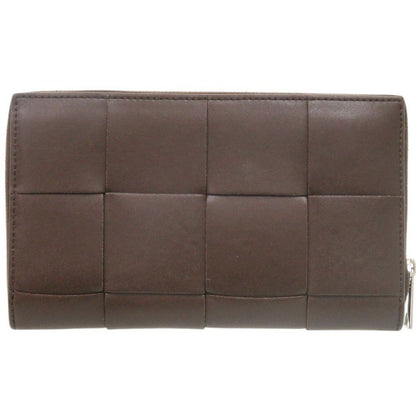 Bottega Veneta Maxi Intrecciato Leather Brown Wallet — view 3