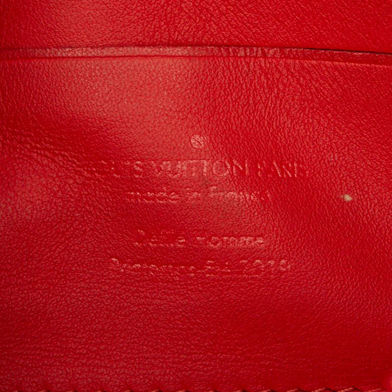 Louis Vuitton Taurillon Monogram Pochette Volga Clutch Red Leather — view 8