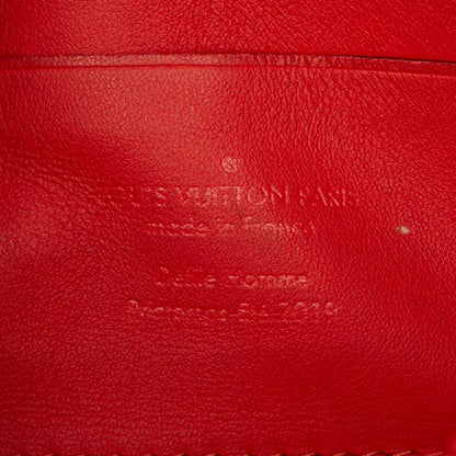 Louis Vuitton Taurillon Monogram Pochette Volga Clutch Red Leather — view 8