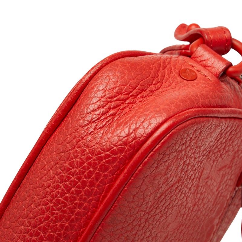 Louis Vuitton Taurillon Monogram Pochette Volga Clutch Red Leather — view 5