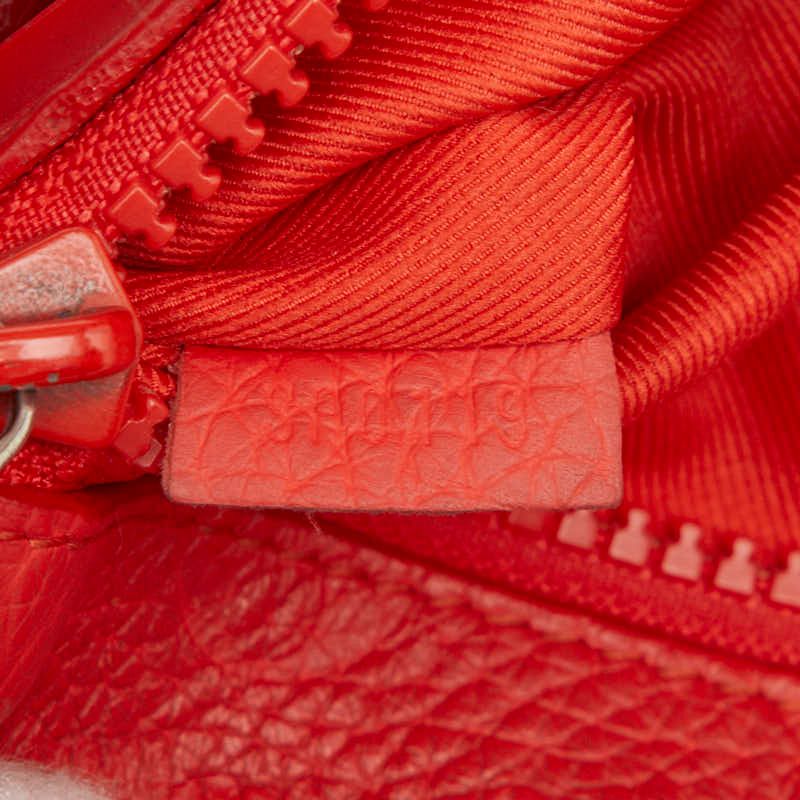 Louis Vuitton Taurillon Monogram Pochette Volga Clutch Red Leather — view 9