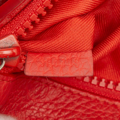 Louis Vuitton Taurillon Monogram Pochette Volga Clutch Red Leather — view 9