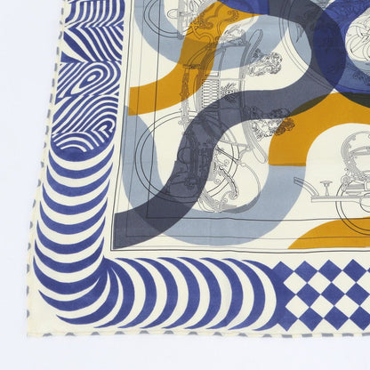 Hermes Tagged Silk Scarf C Mark Shawl — view 4
