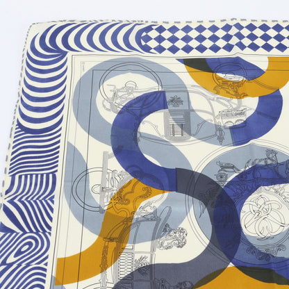 Hermes Tagged Silk Scarf C Mark Shawl — view 3