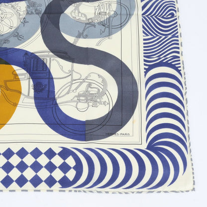 Hermes Tagged Silk Scarf C Mark Shawl — view 6