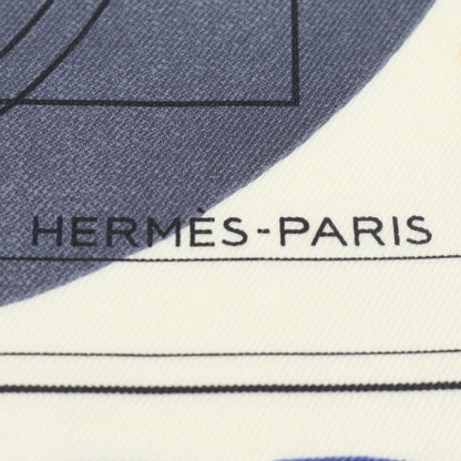 Hermes Tagged Silk Scarf C Mark Shawl — view 7