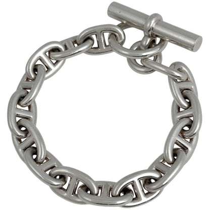 Hermes Chaine D'ancre MM 15 Links Bracelet 925 Sterling Silver