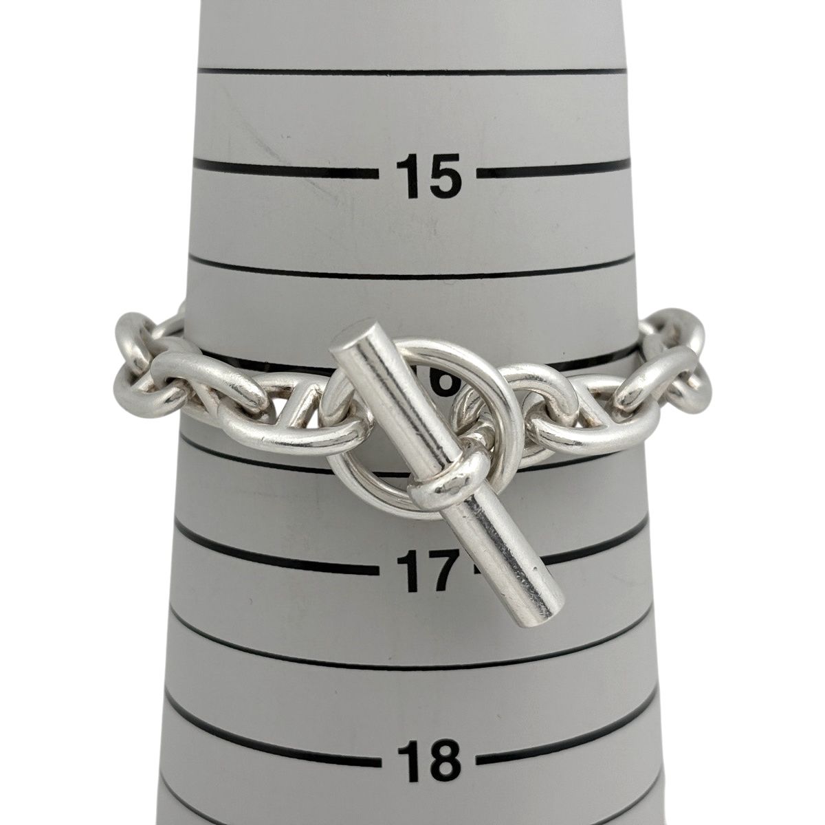 Hermes Chaine D'ancre MM 15 Links Bracelet 925 Sterling Silver — view 8