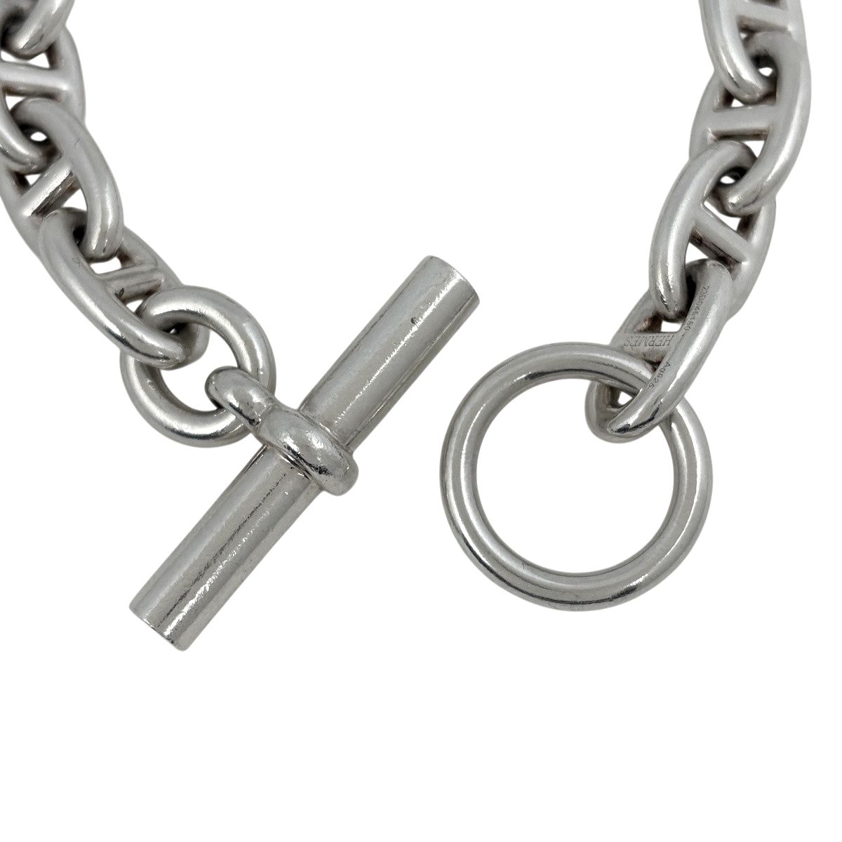 Hermes Chaine D'ancre MM 15 Links Bracelet 925 Sterling Silver — view 2