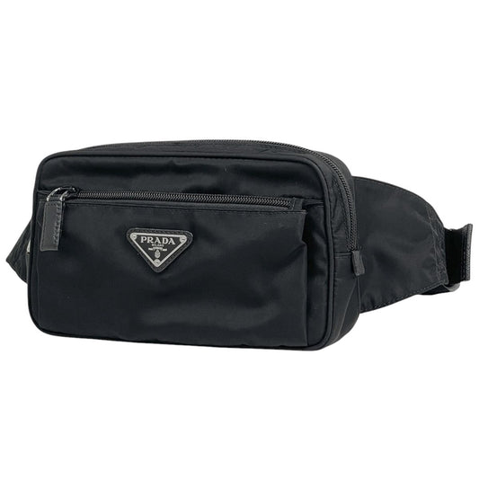 Prada Waist Bag Pouch Tessuto Nylon Nero
