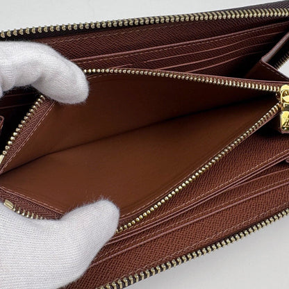 Louis Vuitton Zippy Wallet Round Zip Monogram Brown — view 6