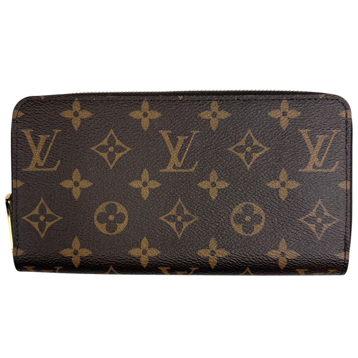 Louis Vuitton Zippy Wallet Round Zip Monogram Brown