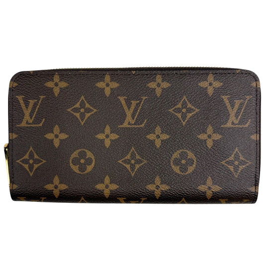 Louis Vuitton Zippy Wallet Round Zip Monogram Brown