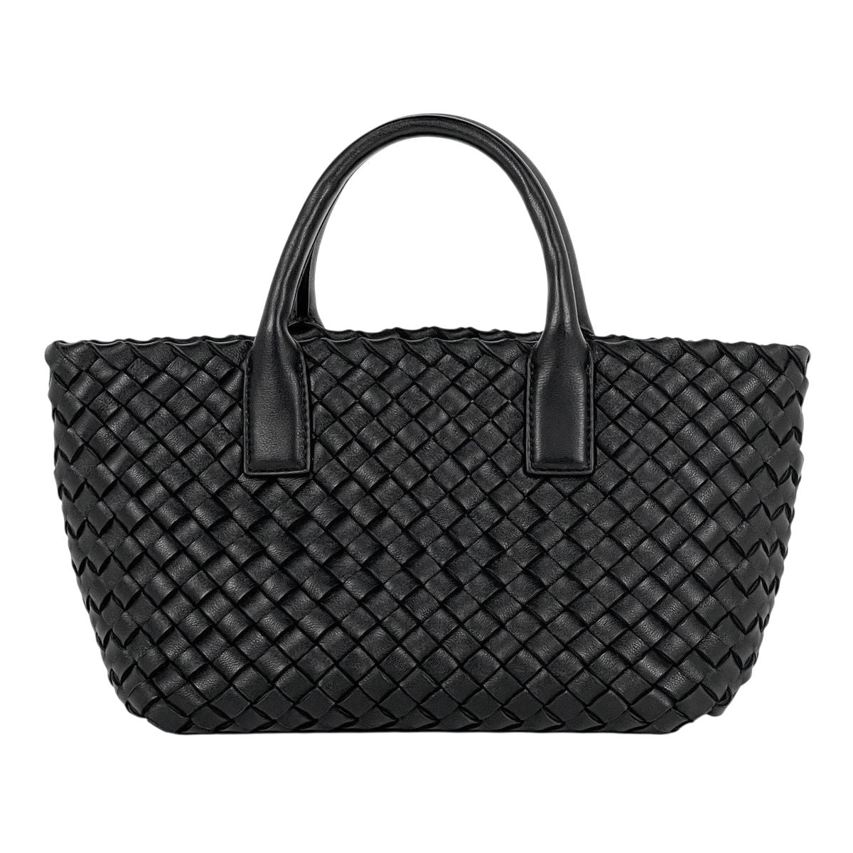 Bottega Veneta Intrecciato Tote Leather Black — view 3