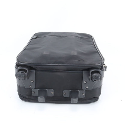 Prada Tessuto Nylon Triangle Logo Leather Suitcase Travel Bag Business Trunk — view 7