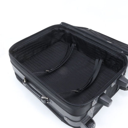 Prada Tessuto Nylon Triangle Logo Leather Suitcase Travel Bag Business Trunk — view 8